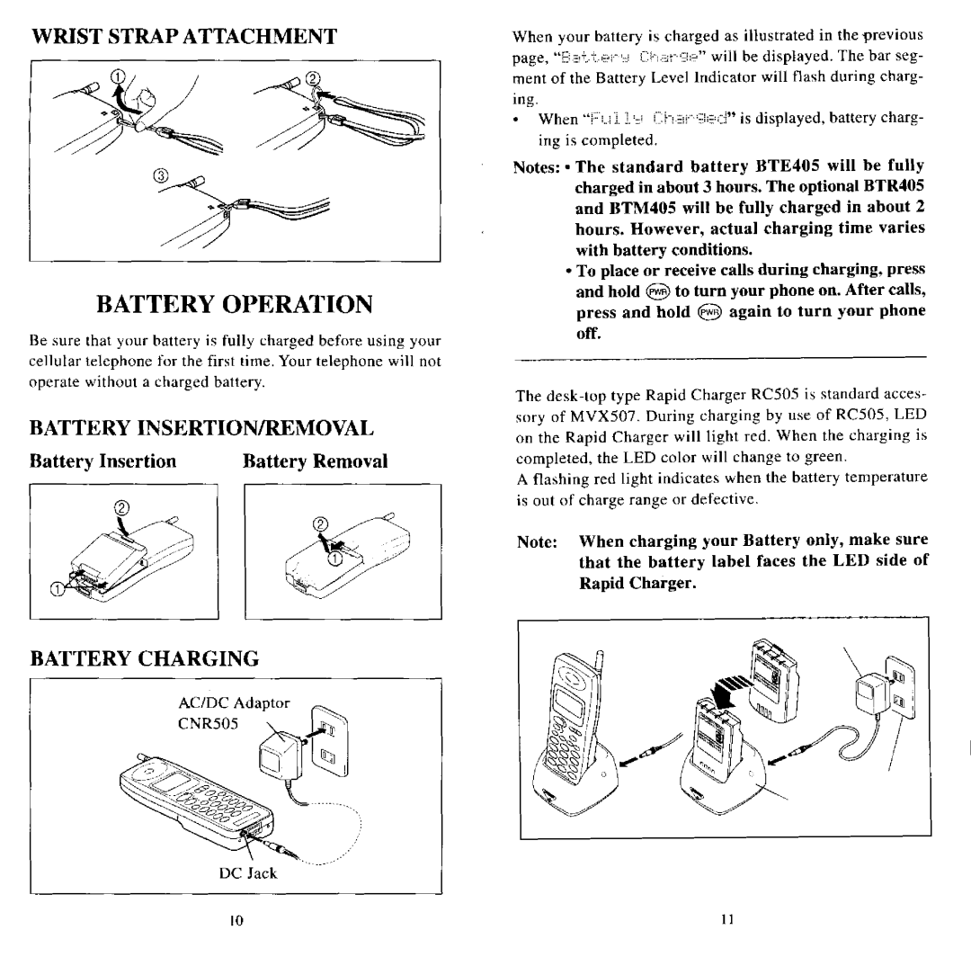 Audiovox MVX507 manual 