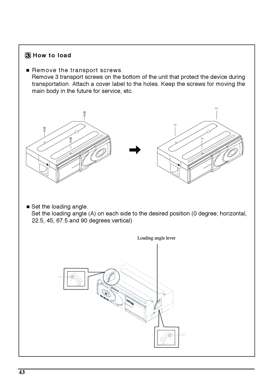 Audiovox PAV6D manual How to load 