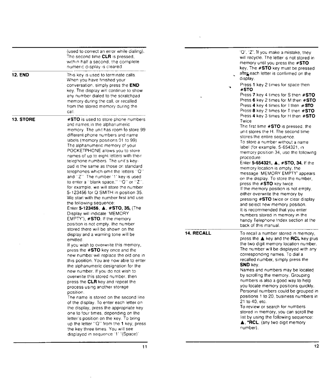 Audiovox PC100 manual 