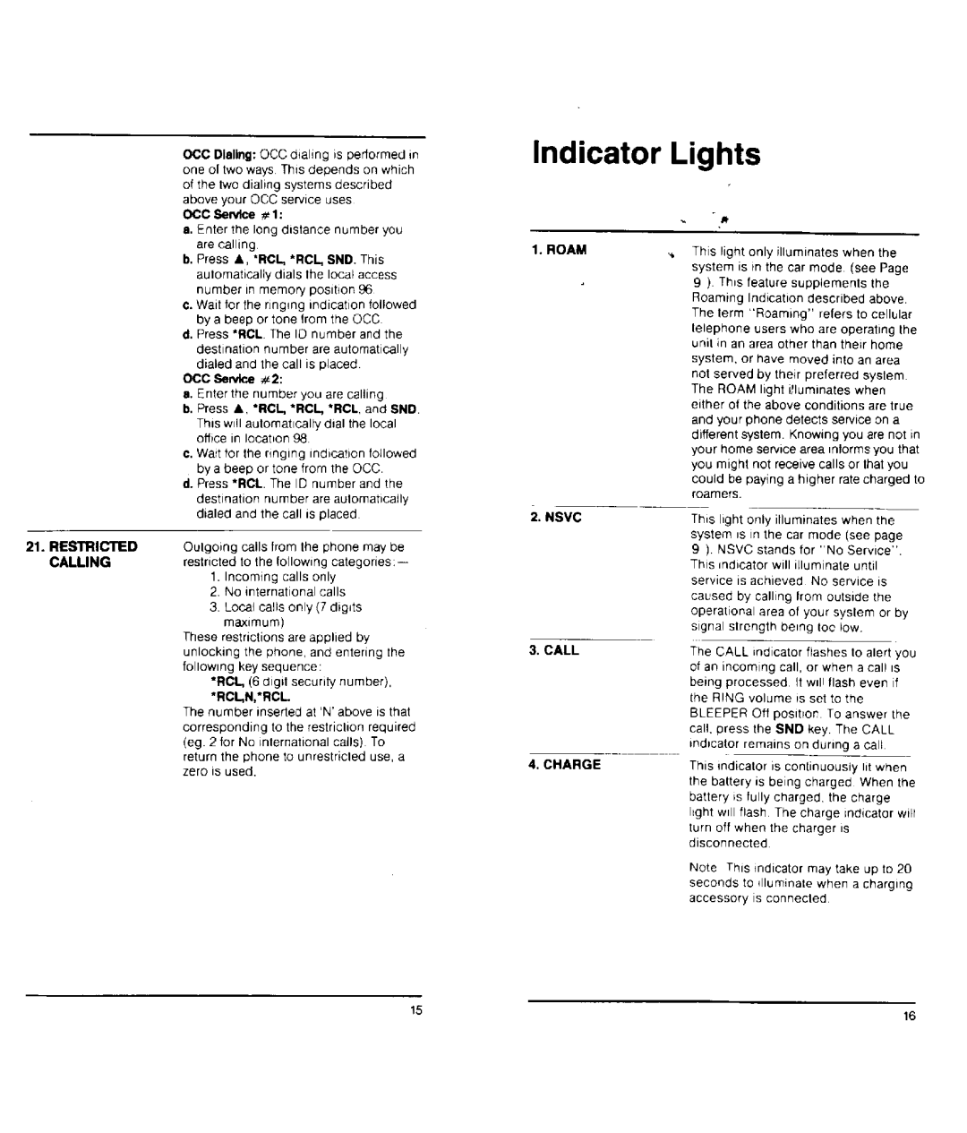 Audiovox PC100 manual 