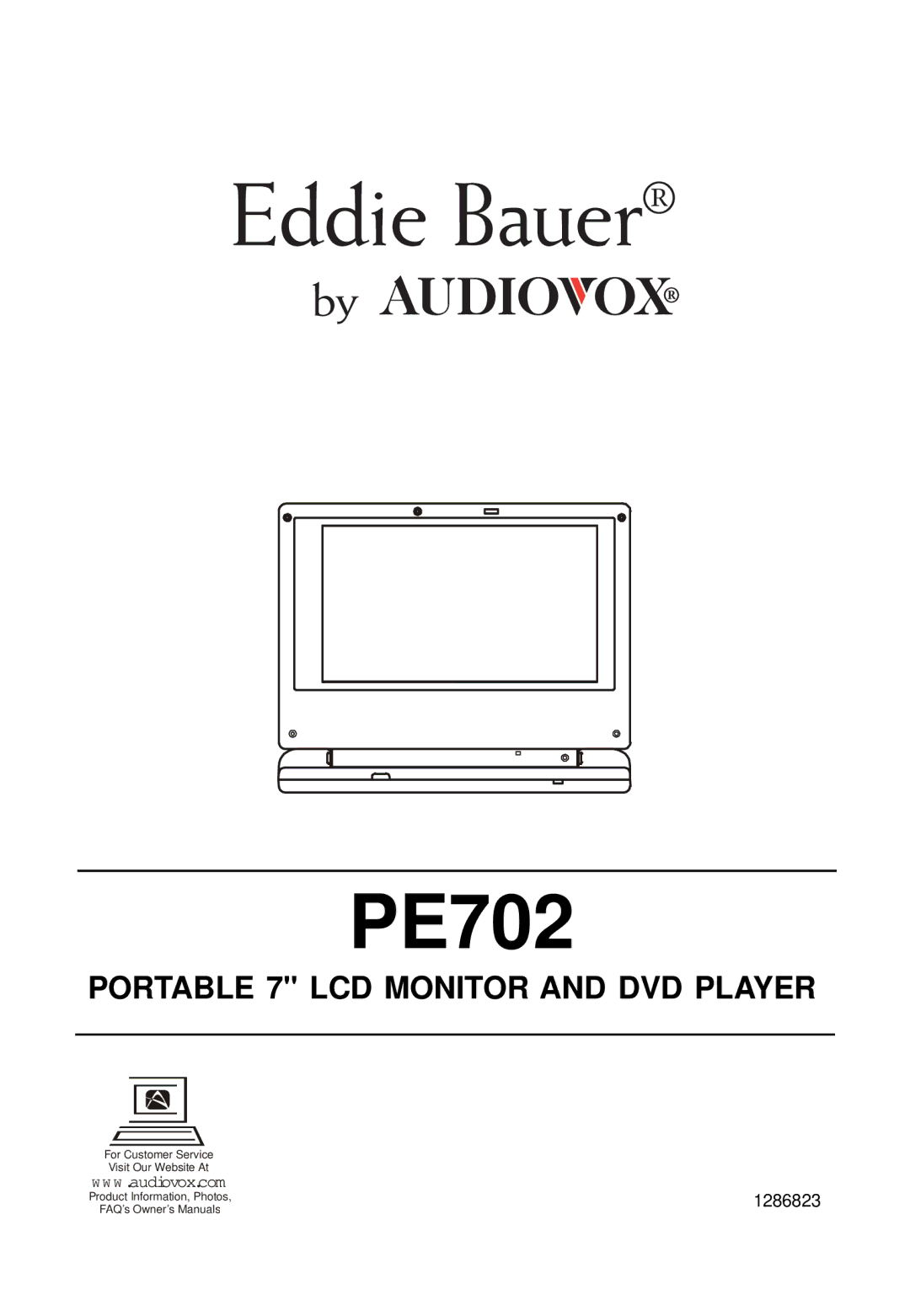 Audiovox PE702 owner manual 