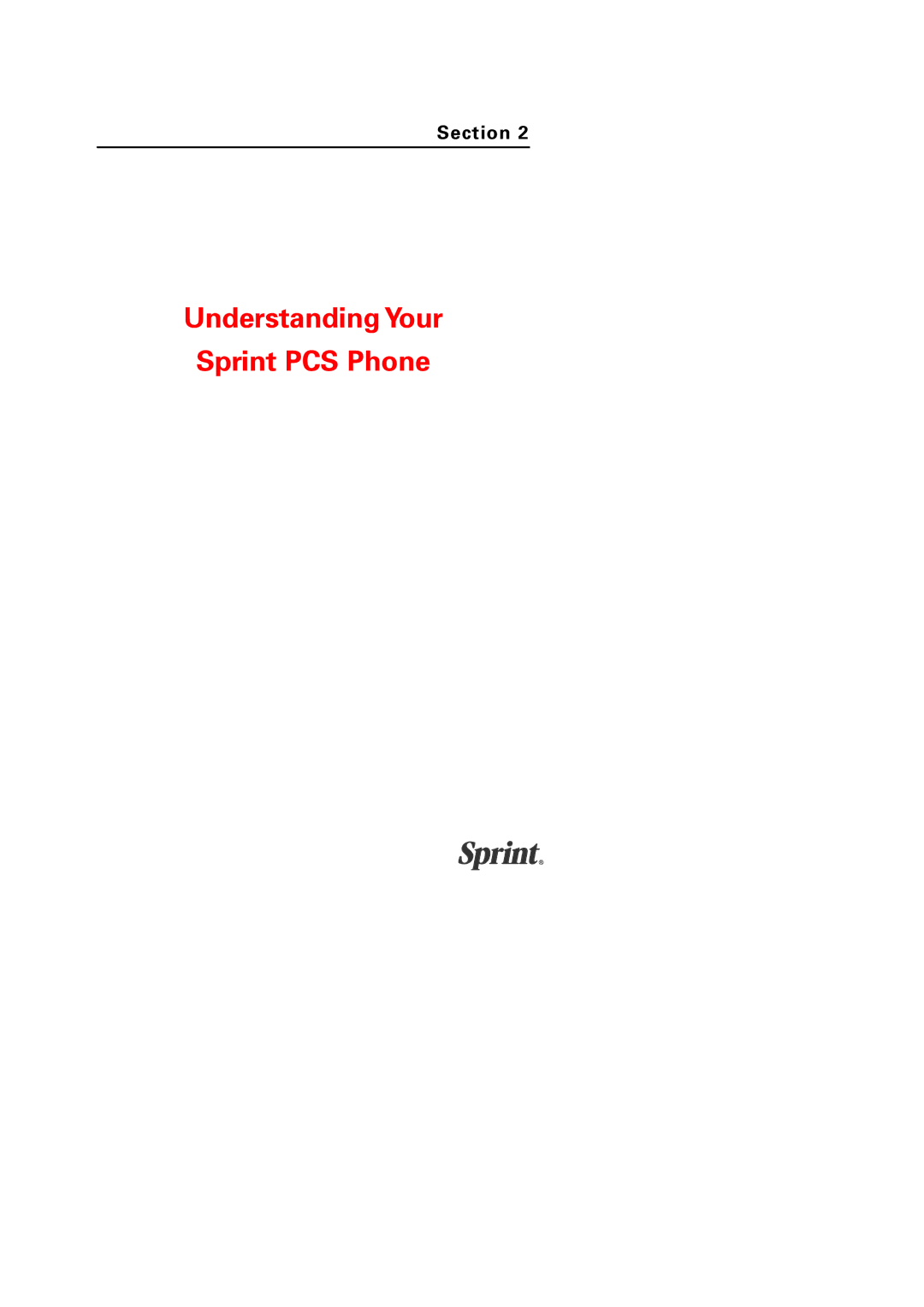 Audiovox PM-8920 manual Understanding Your Sprint PCS Phone 