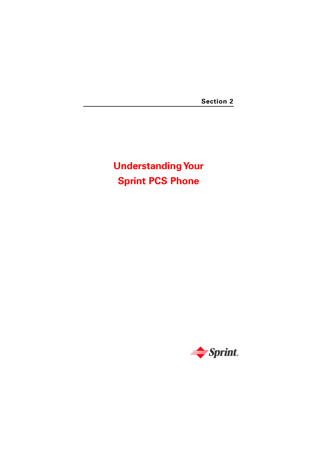 Audiovox PM8912 manual Understanding Your Sprint PCS Phone 