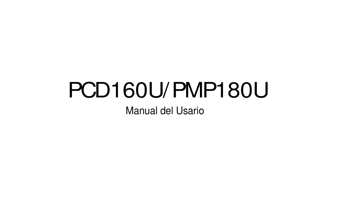 Audiovox owner manual PCD160U/PMP180U 