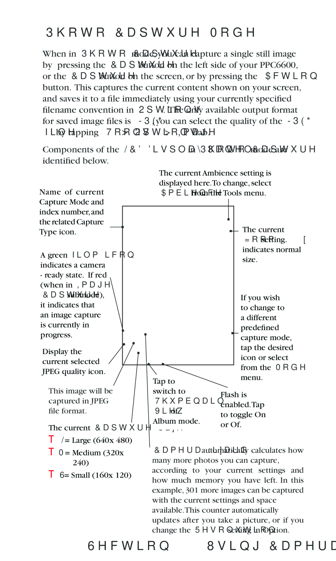 Audiovox PPC 6600 manual Photo Capture Mode, Section, 133 