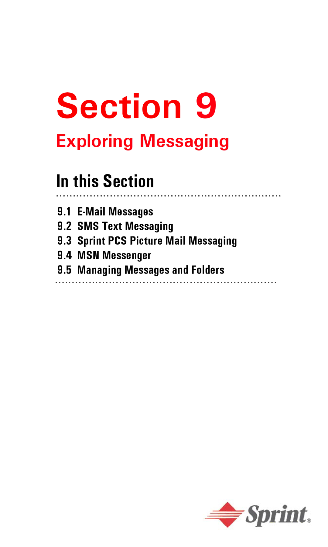 Audiovox PPC6600 manual Exploring Messaging 