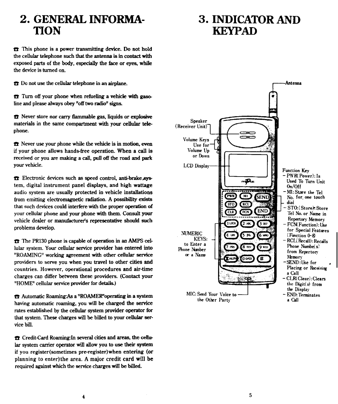 Audiovox PR-130 manual 