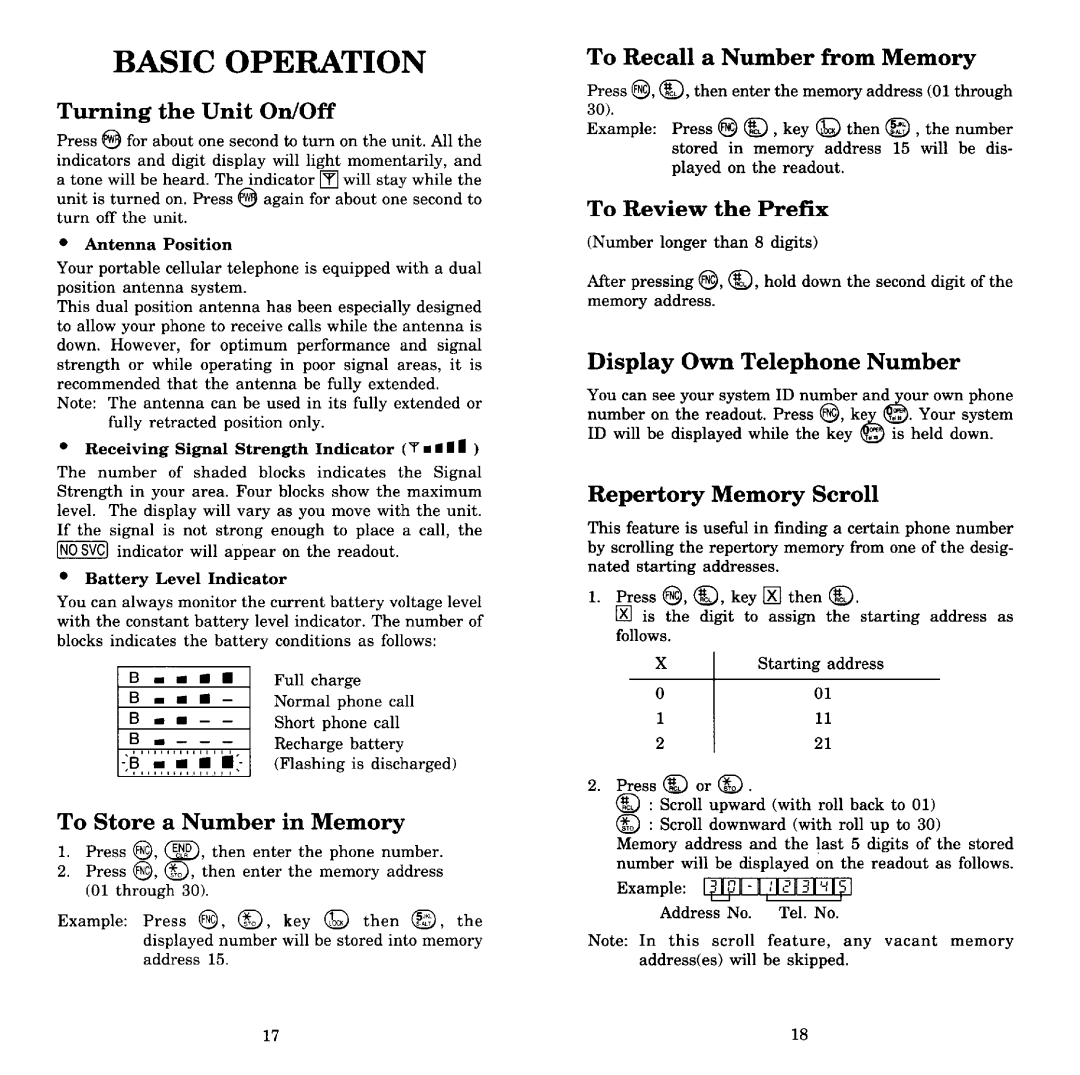 Audiovox PR-140 manual 