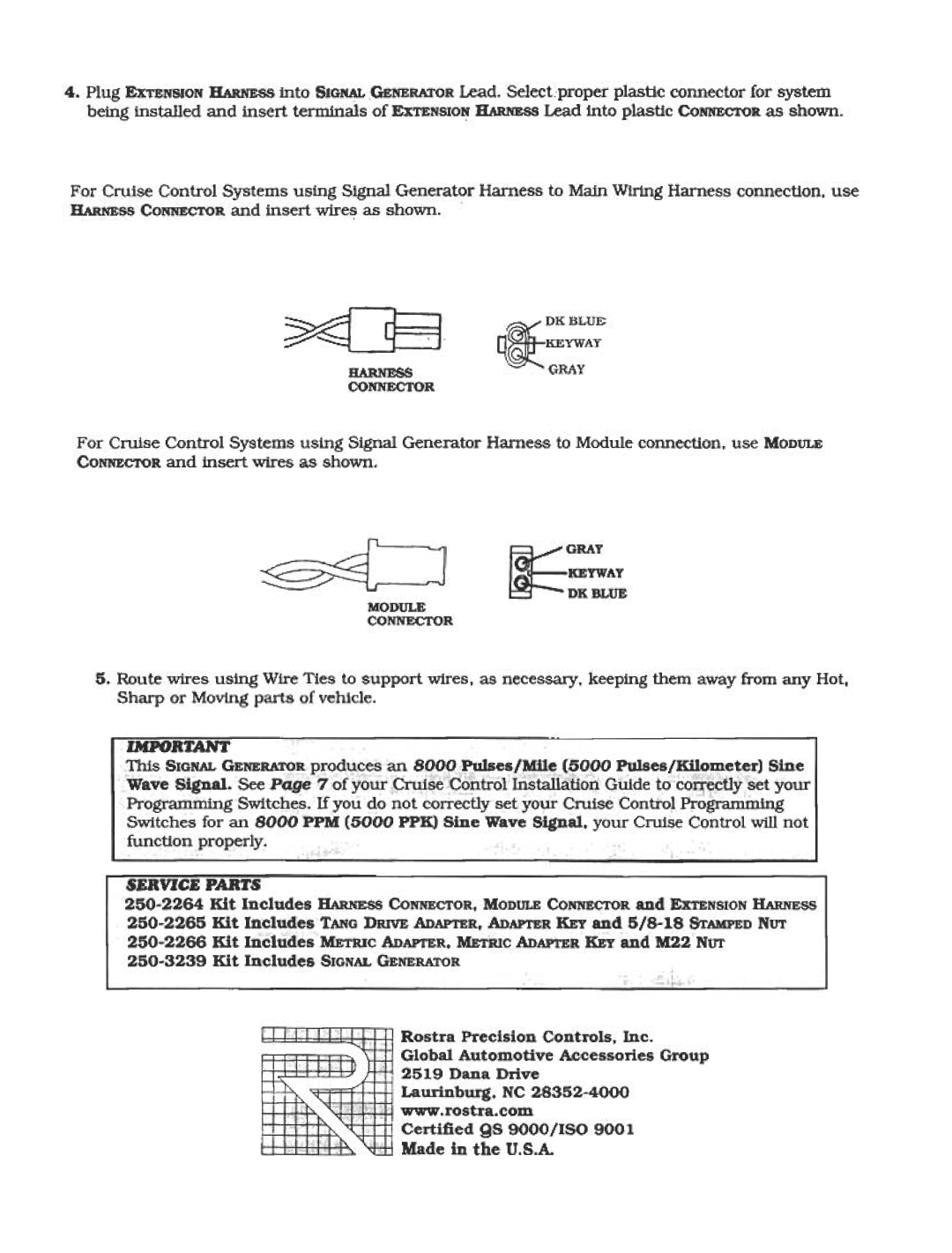 Audiovox SW-50 installation instructions CJono ramm ,W1 yco tf lf~ g 