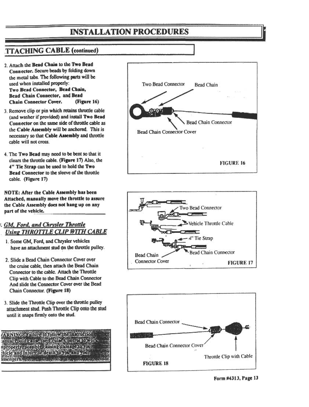 Audiovox TV Cables manual Form #4313,Page13, ~NG Cable 