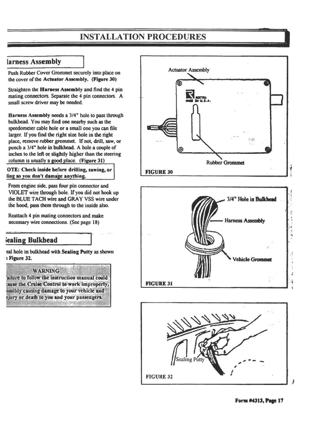 Audiovox TV Cables manual FonD *4313 