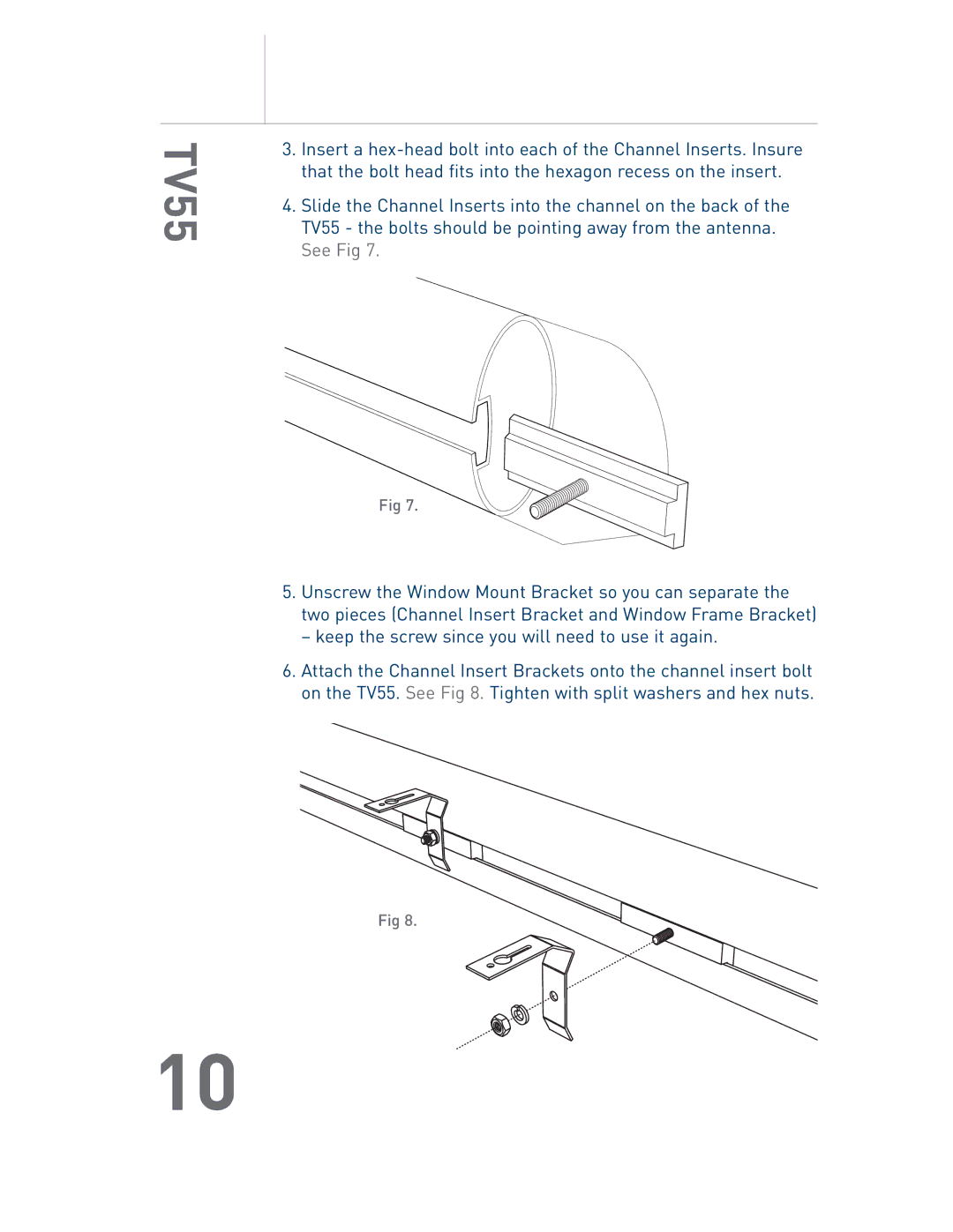 Audiovox TV55 owner manual 