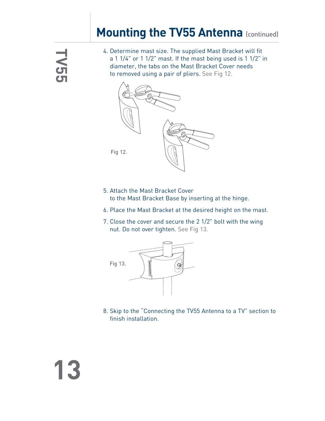 Audiovox TV55 owner manual 