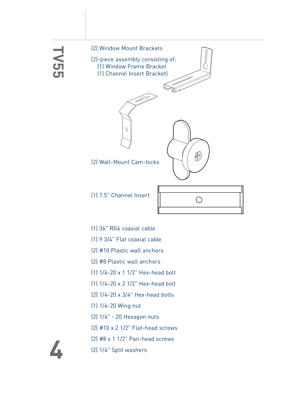 Audiovox TV55 owner manual 