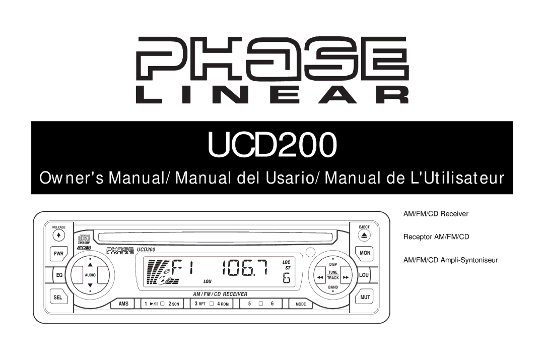 Audiovox UCD200 owner manual 