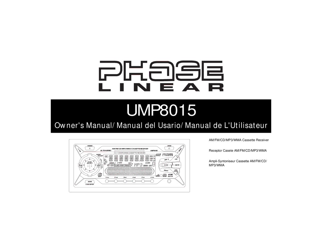 Audiovox UMP8015 owner manual 