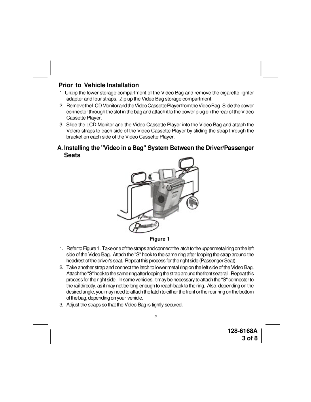 Audiovox VBP2000 manual 128-6168A 