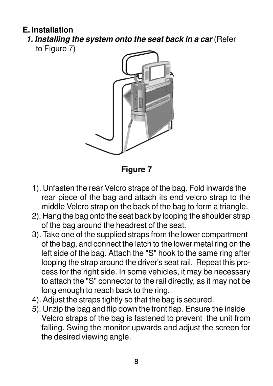 Audiovox VBP4000 manual Installation 