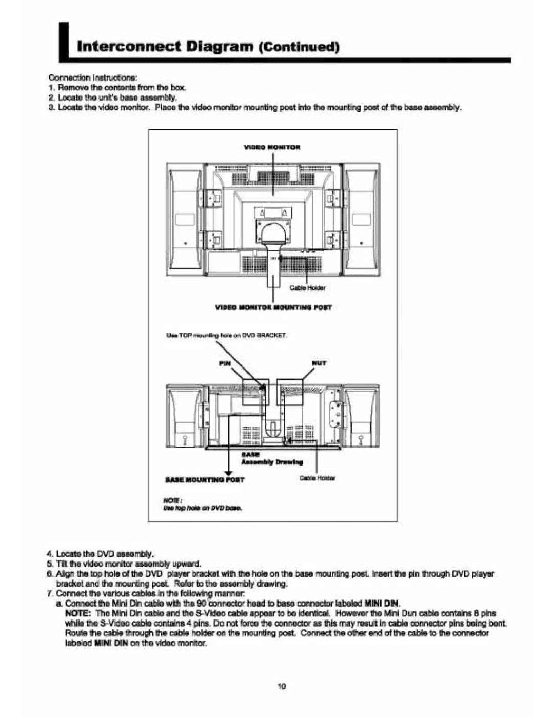 Audiovox VE 1510DV manual 