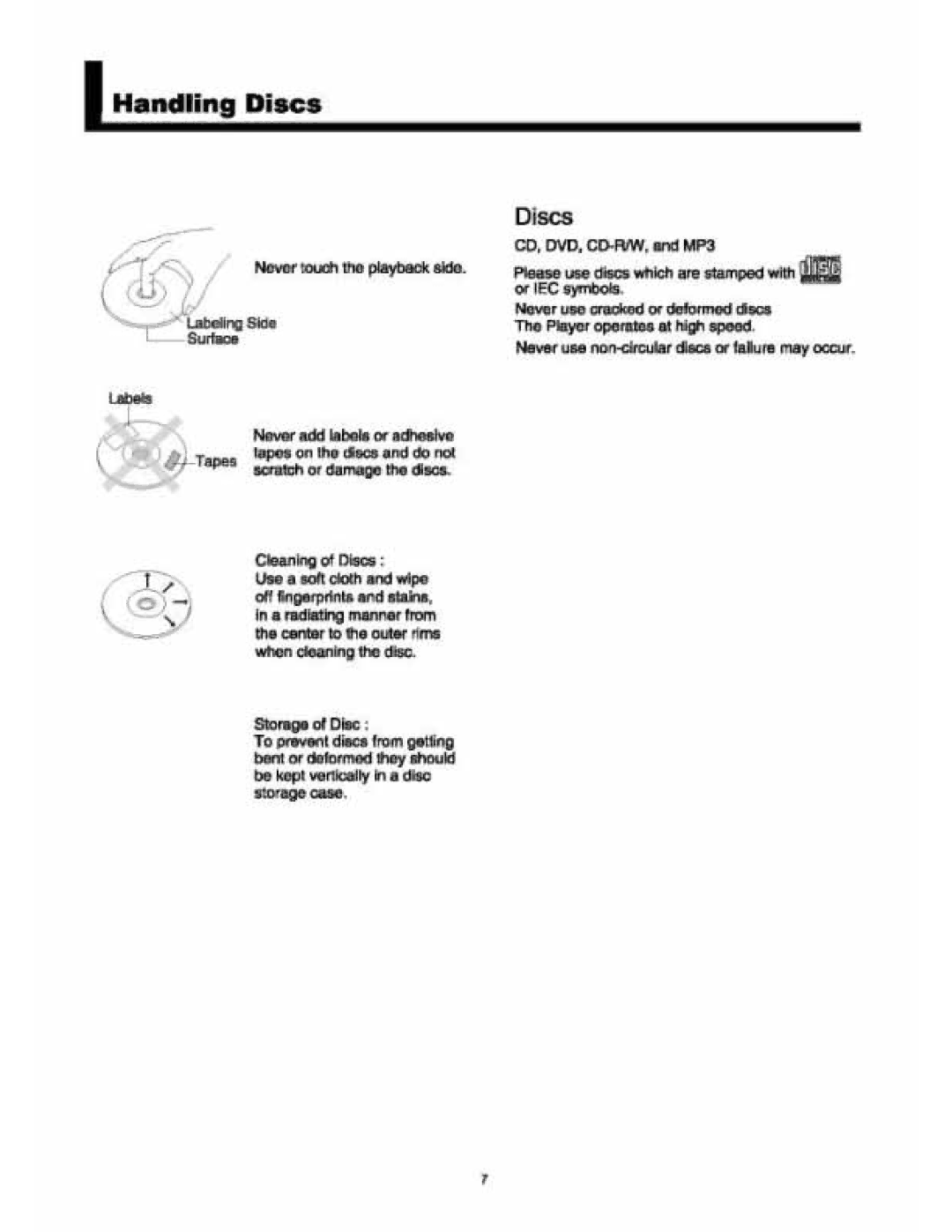 Audiovox VE 1510DV manual 