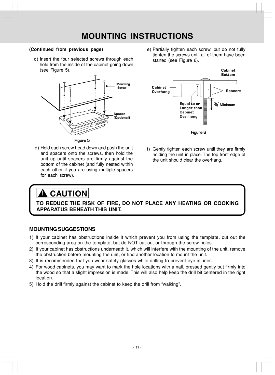 Audiovox VE827 manual From previous 