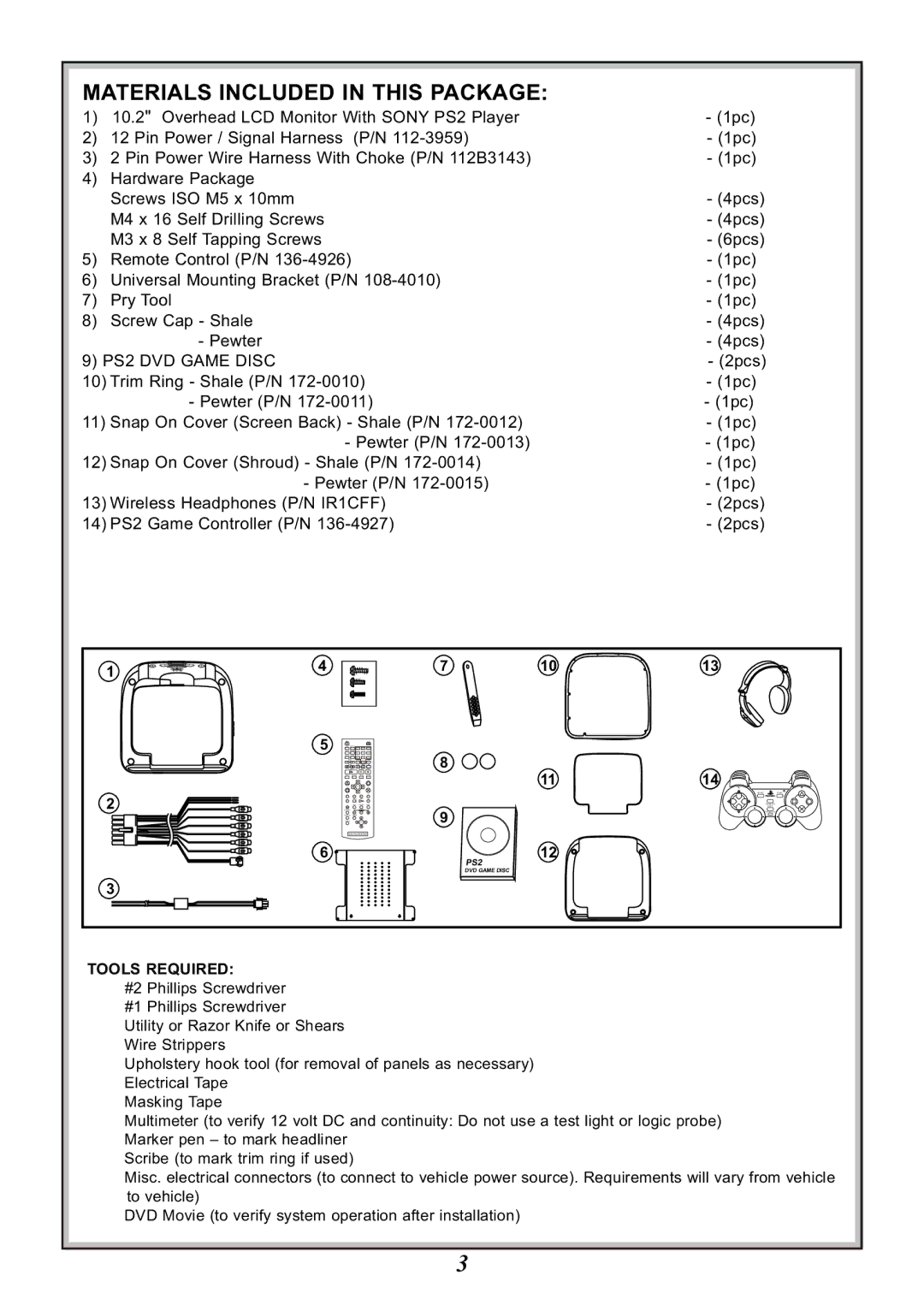 Audiovox VOD10PS2 manual 