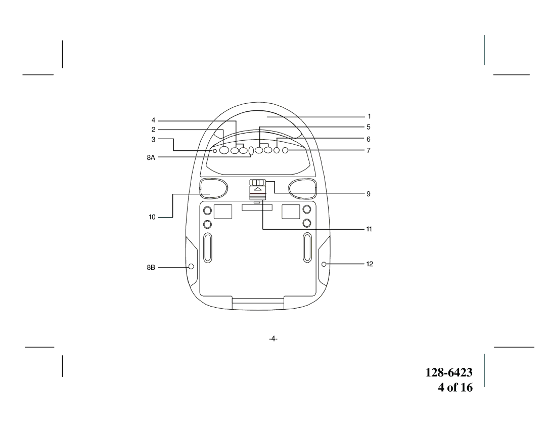 Audiovox VOH703 manual 128-6423 