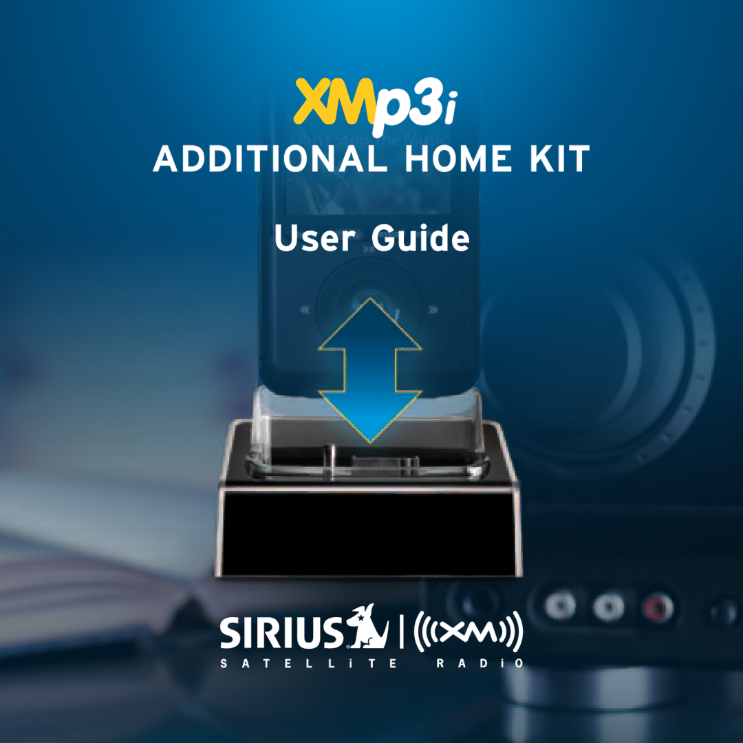 Audiovox XMp3i, XAPH1 manual Additional Home KIT 