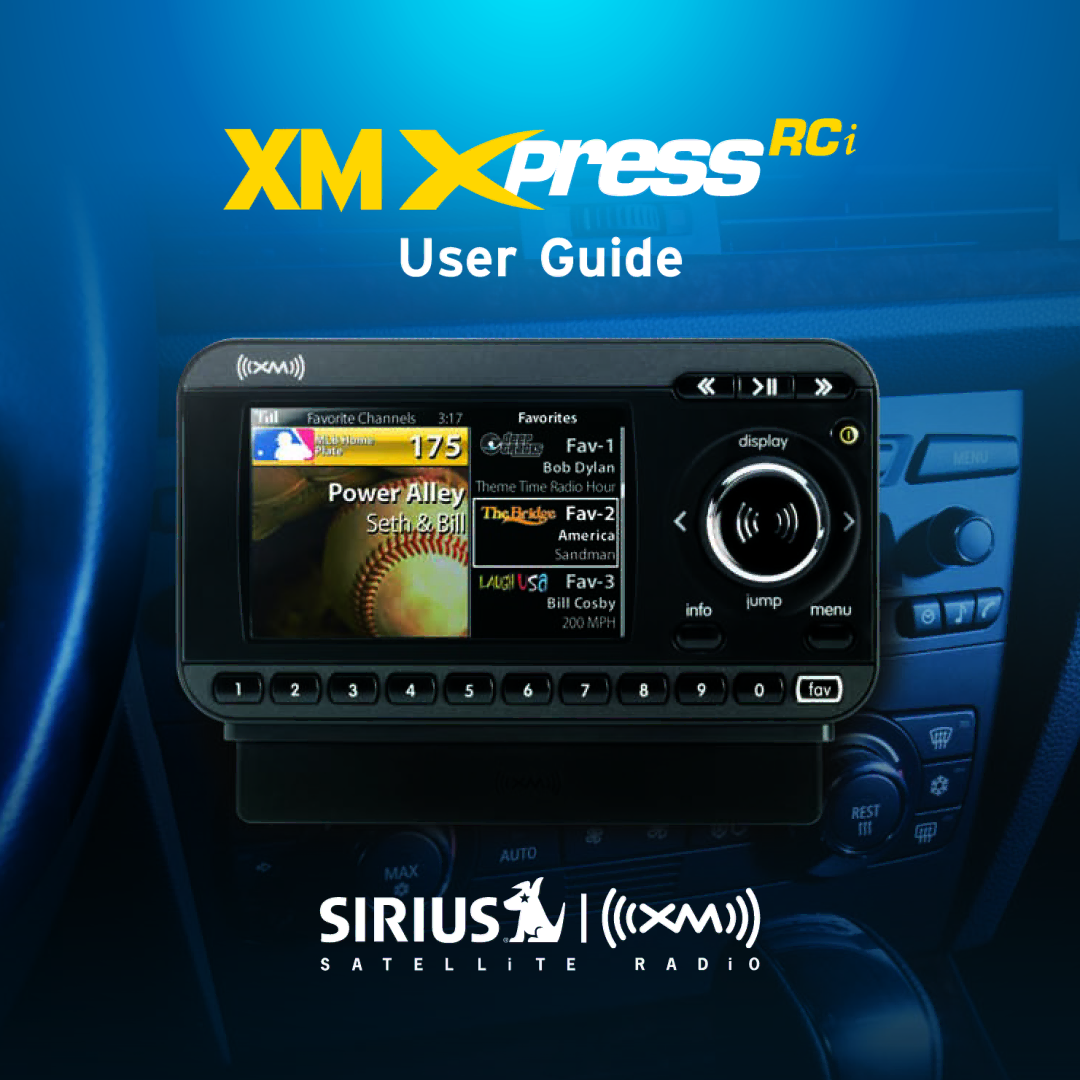 Audiovox XDRC2UG, XDRC2V1 manual User Guide 