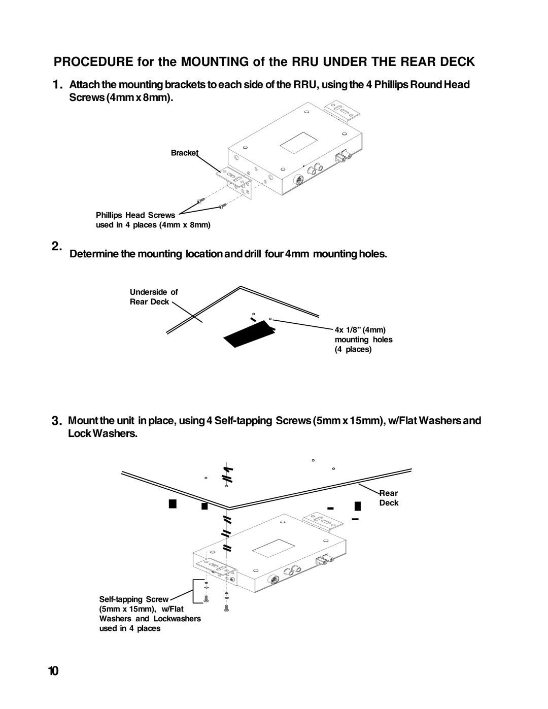 Audiovox XM-RCV installation manual 