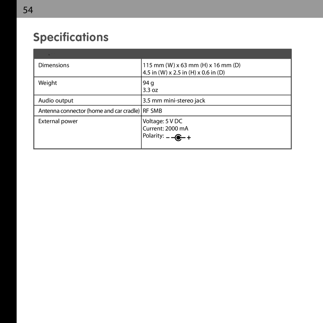 Audiovox XMCK-20P manual Specifications, Xpress R 