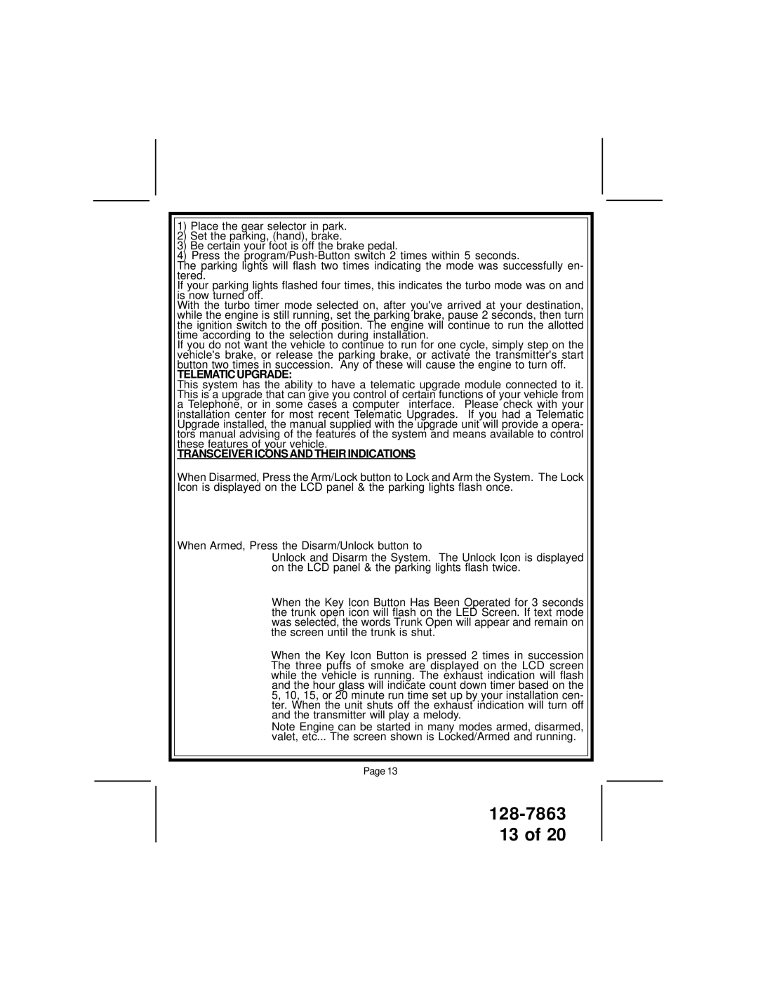 Audiovox XR9000 owner manual Telematicupgrade, Transceiver Iconsand Their Indications 