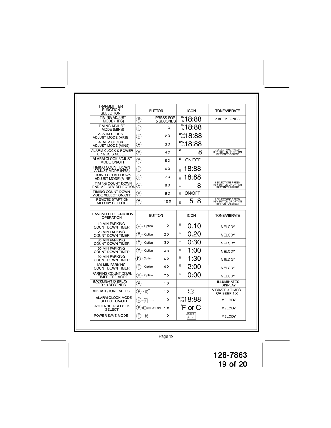 Audiovox XR9000 owner manual 128-7863 