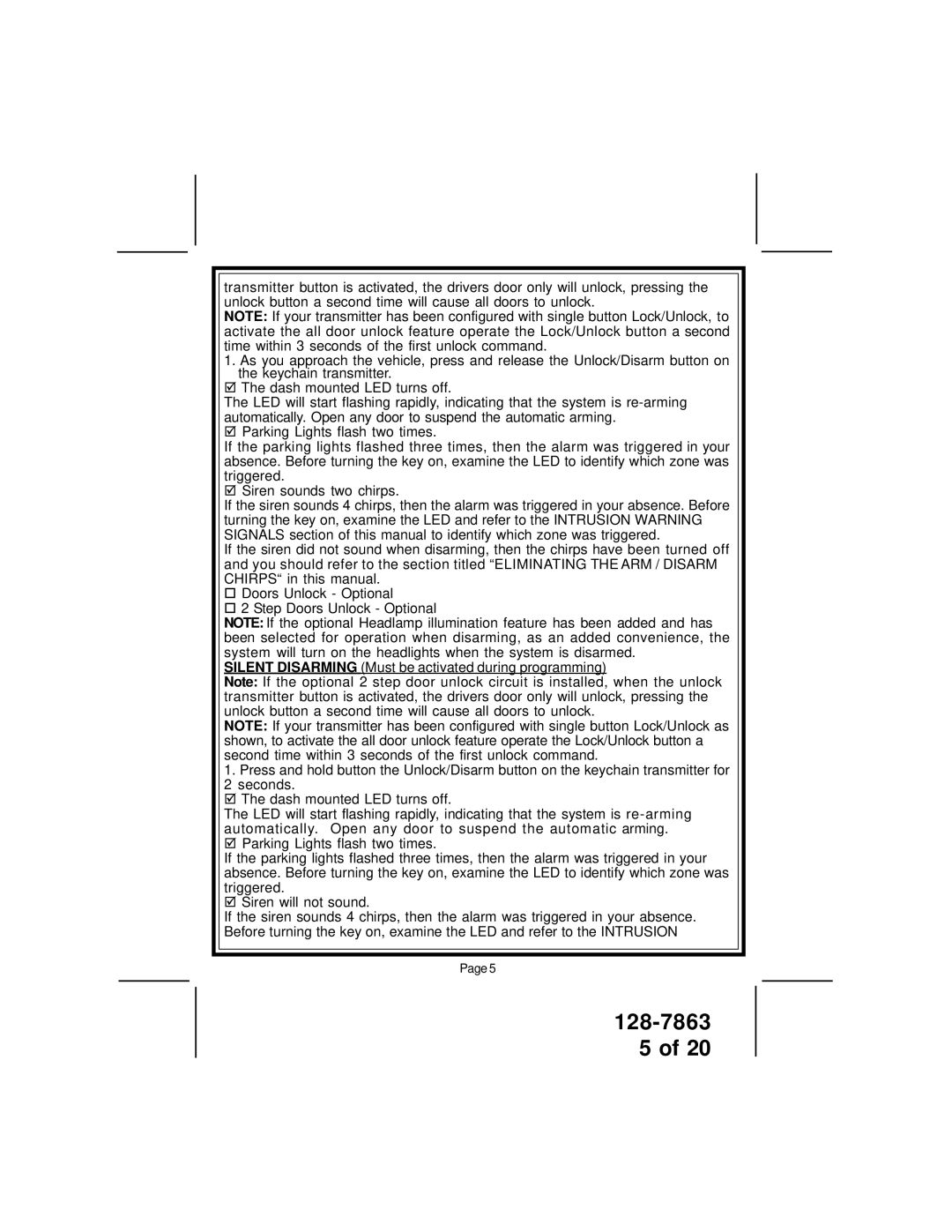 Audiovox XR9000 owner manual 128-7863 