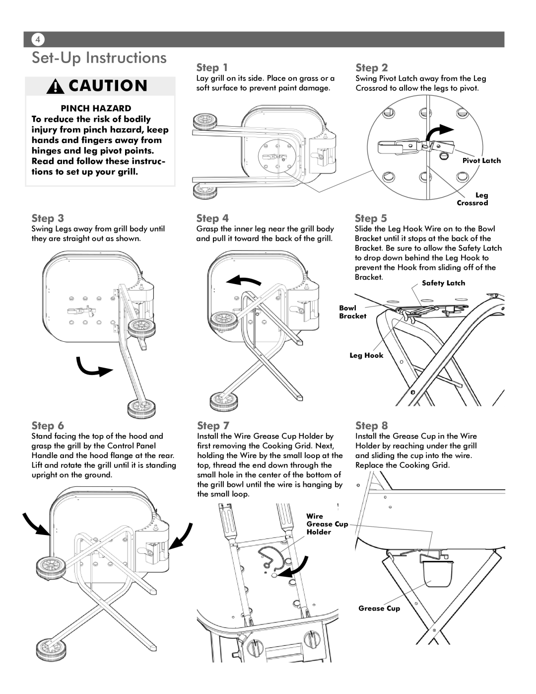 Aussie 4280 user manual Set-Up Instructions, Step 