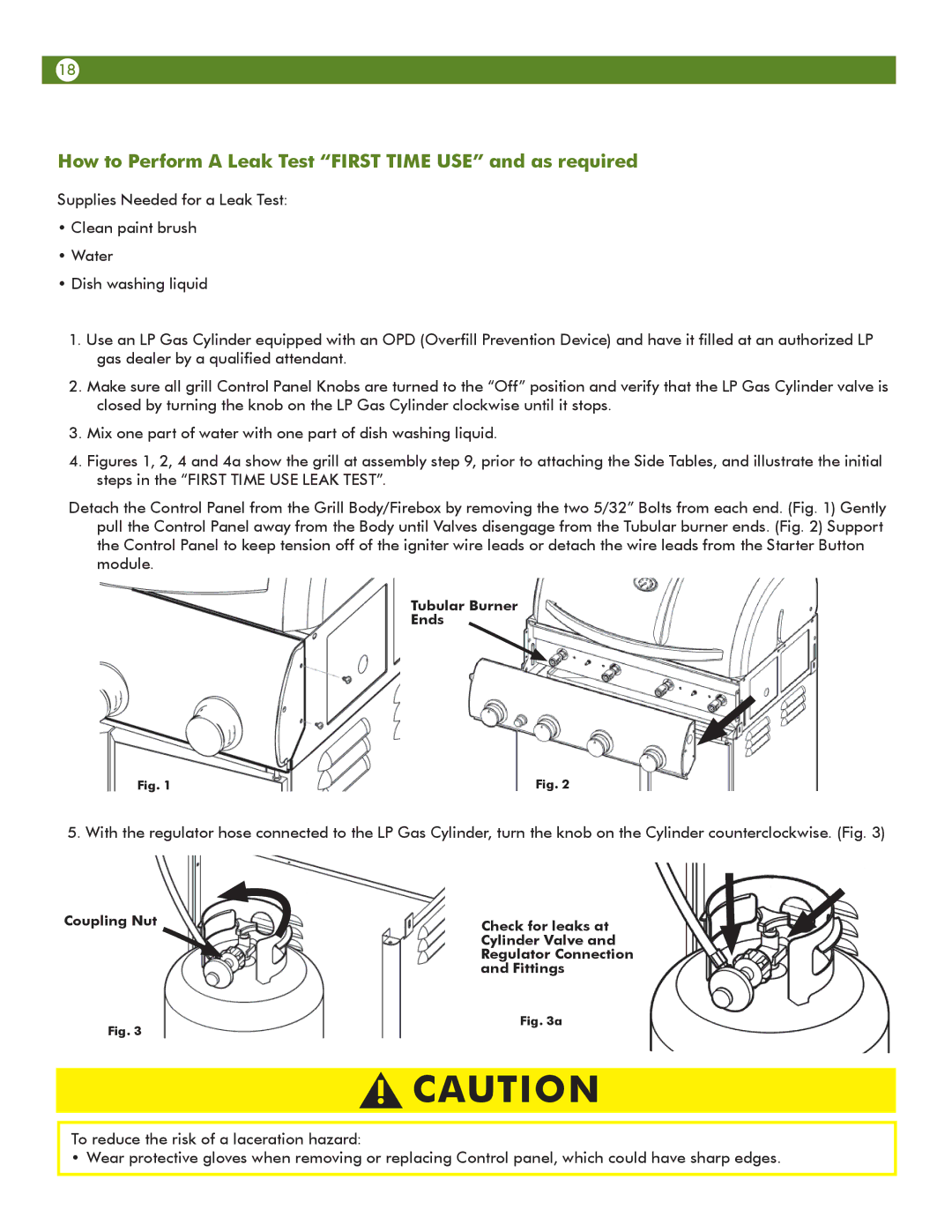 Aussie 6804T80SS1 manual How to Perform a Leak Test First Time USE and as required 