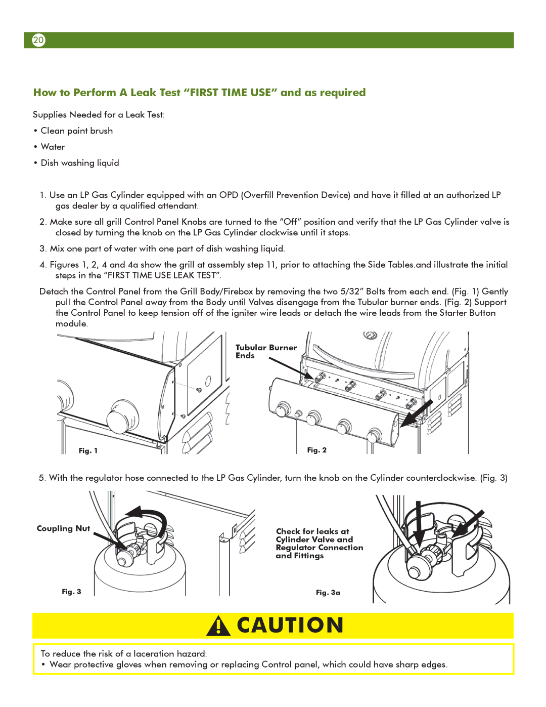 Aussie 6805, 6804 manual How to Perform a Leak Test First Time USE and as required 