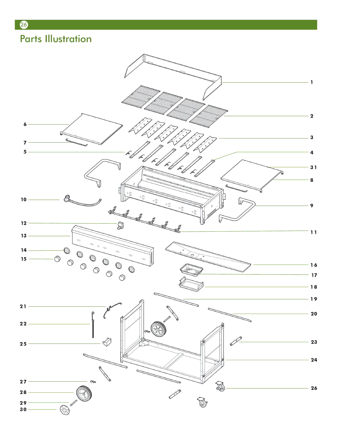 Aussie 69F6U00KS1 manual Parts Illustration 