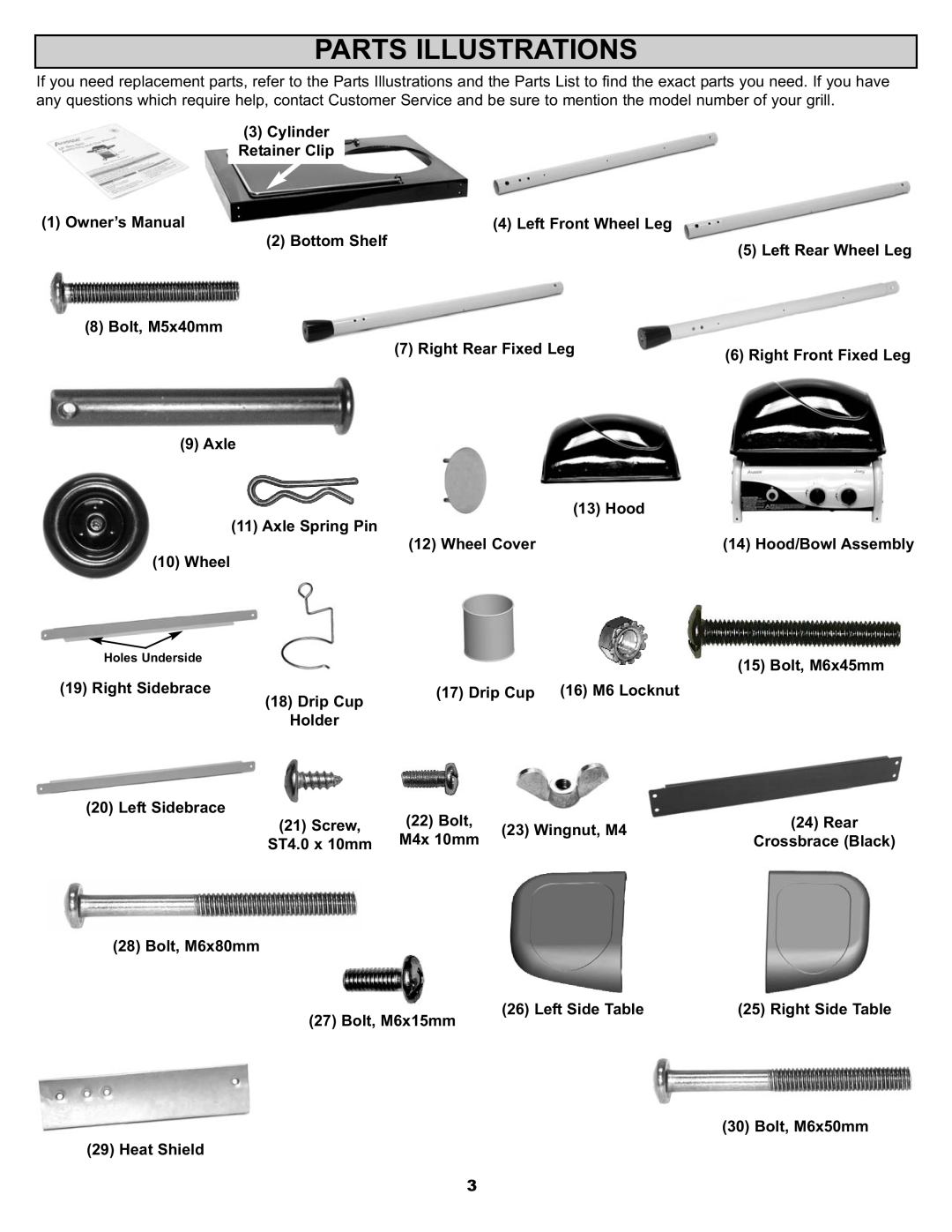 Aussie 7110.7.641 manual Parts Illustrations 