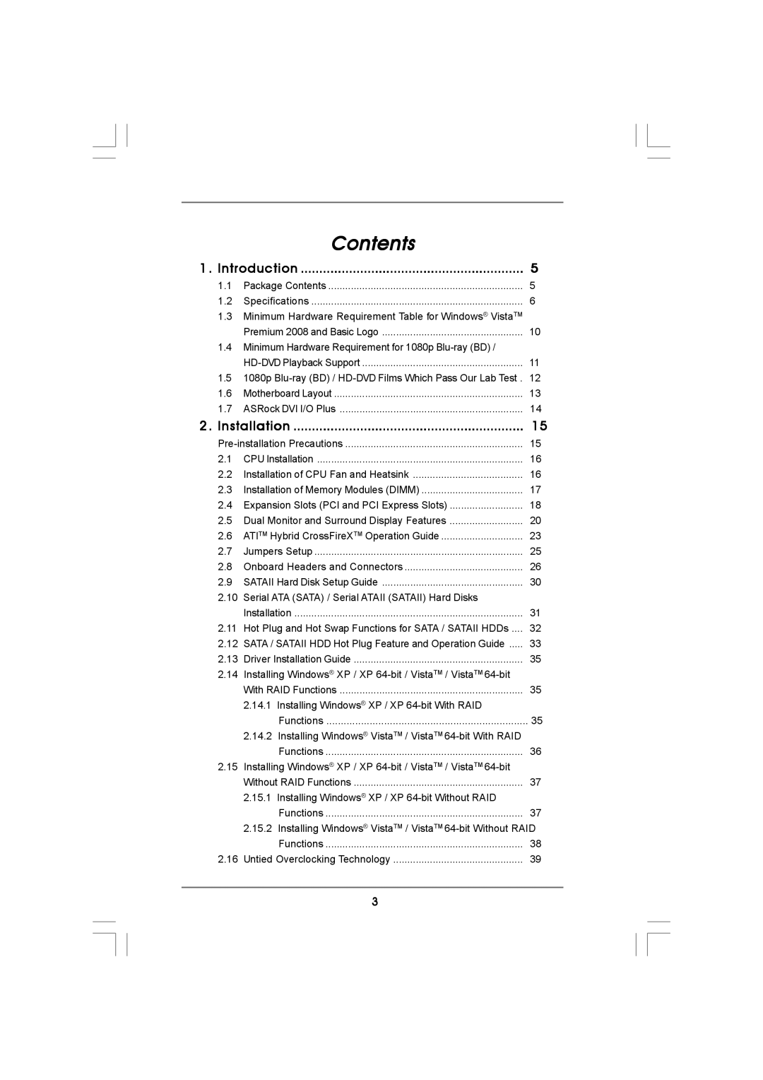 Auto Page A780 user manual Contents 