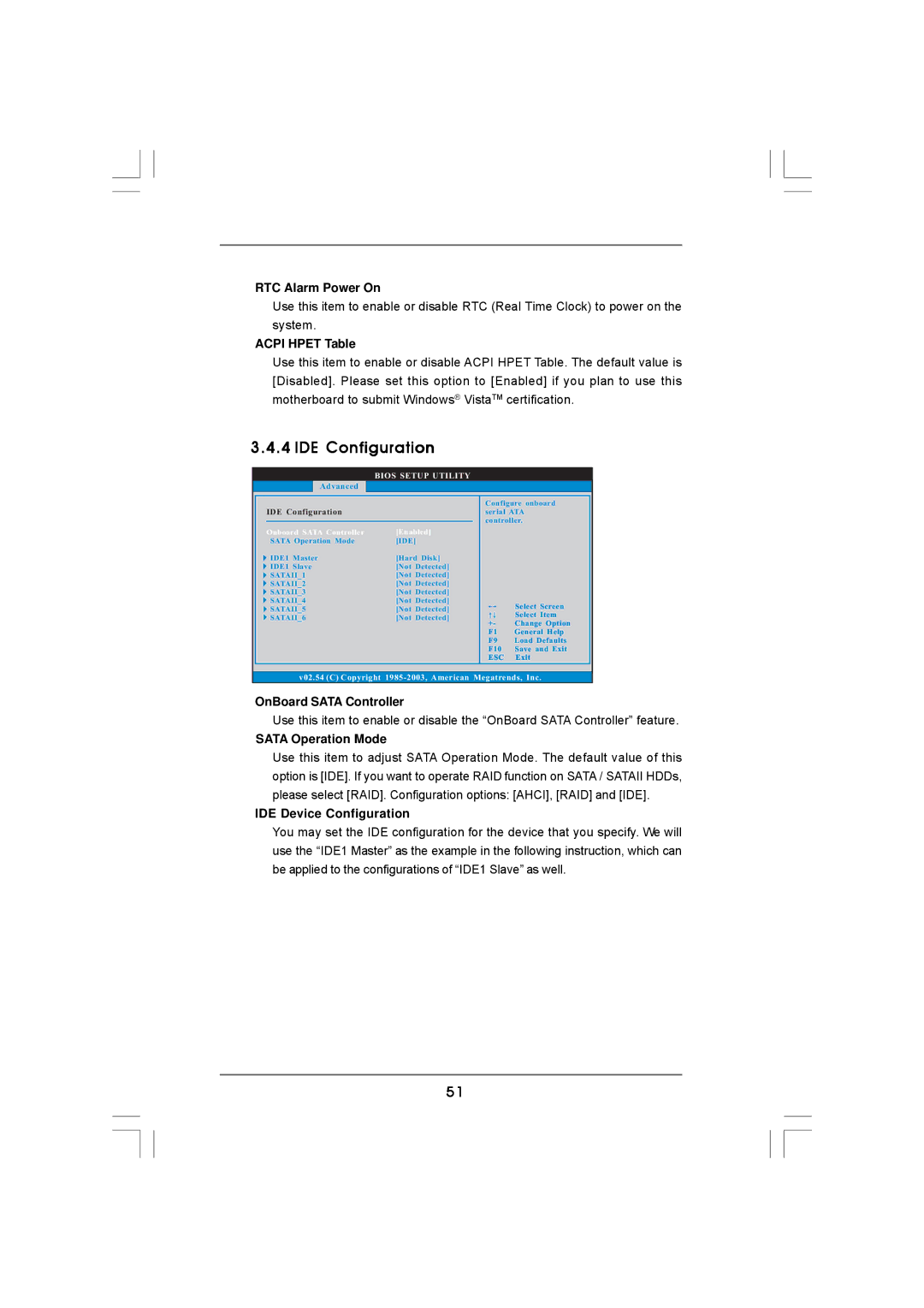 Auto Page A780 user manual IDE Configuration 