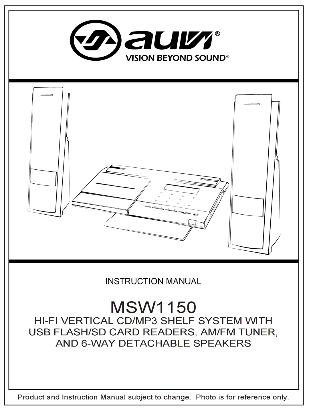 AUVI Technologies MSW1150 manual 