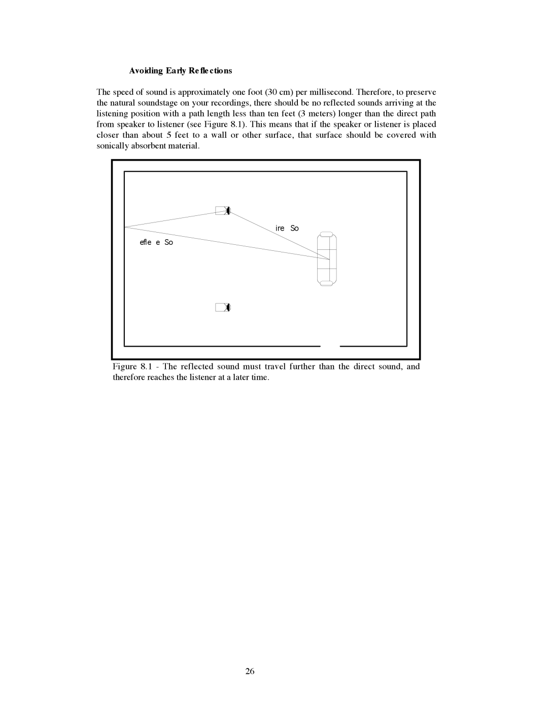 Avalon Acoustics OPUS Ceramique Loudspeaker manual Avoiding Early Reflections 