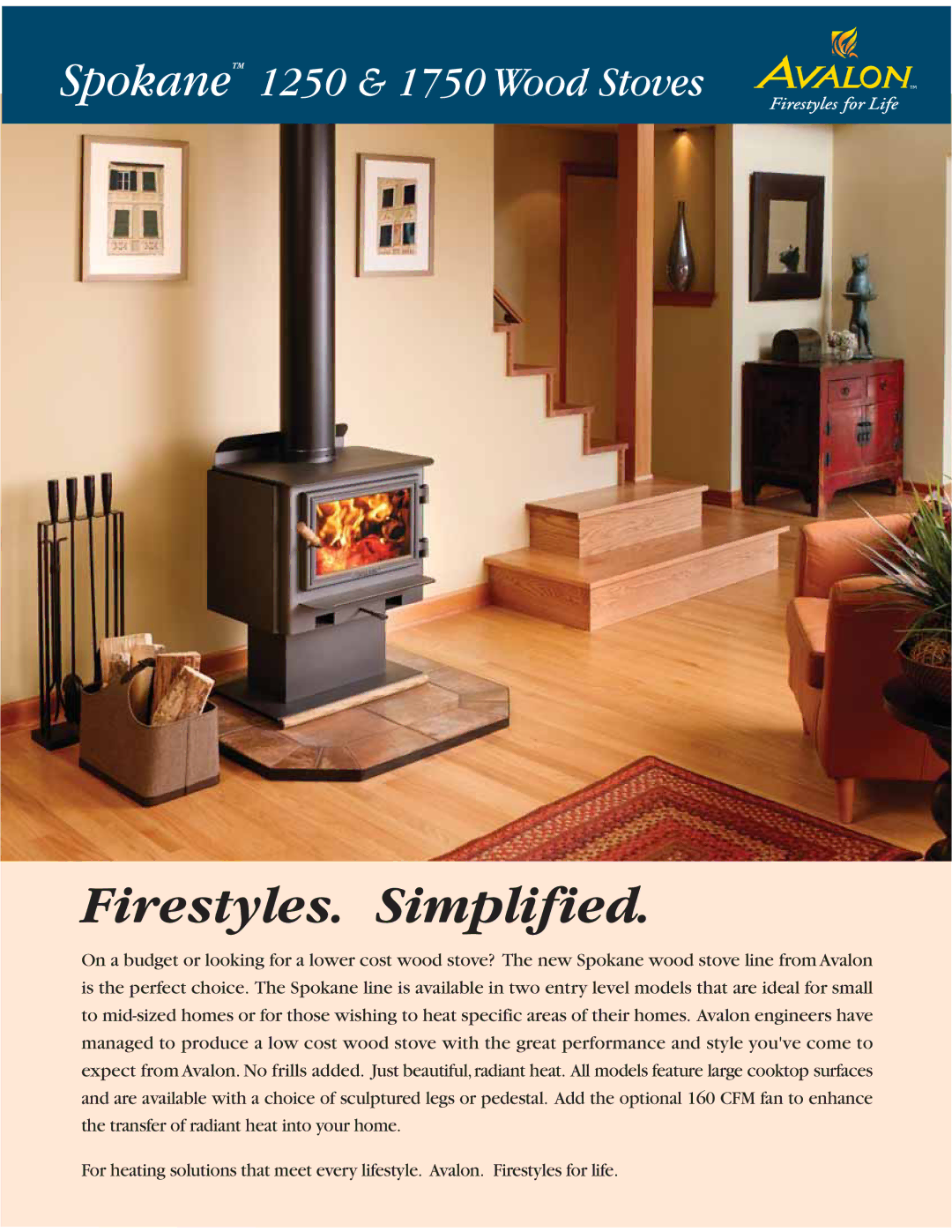 Avalon Stoves 1750, 1250 manual 