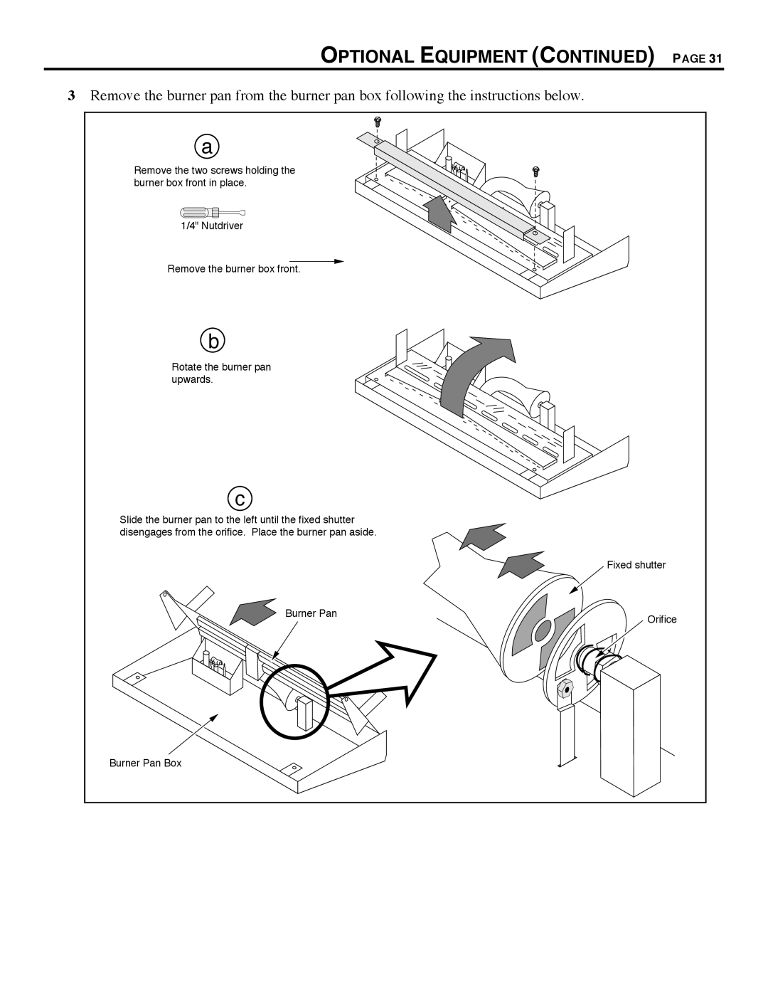 Avalon Stoves 700 B-VENT manual Optional Equipment 