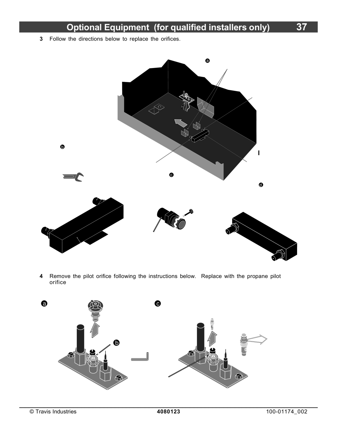 Avalon Stoves DVL Insert EF II owner manual Optional Equipment for qualified installers only 