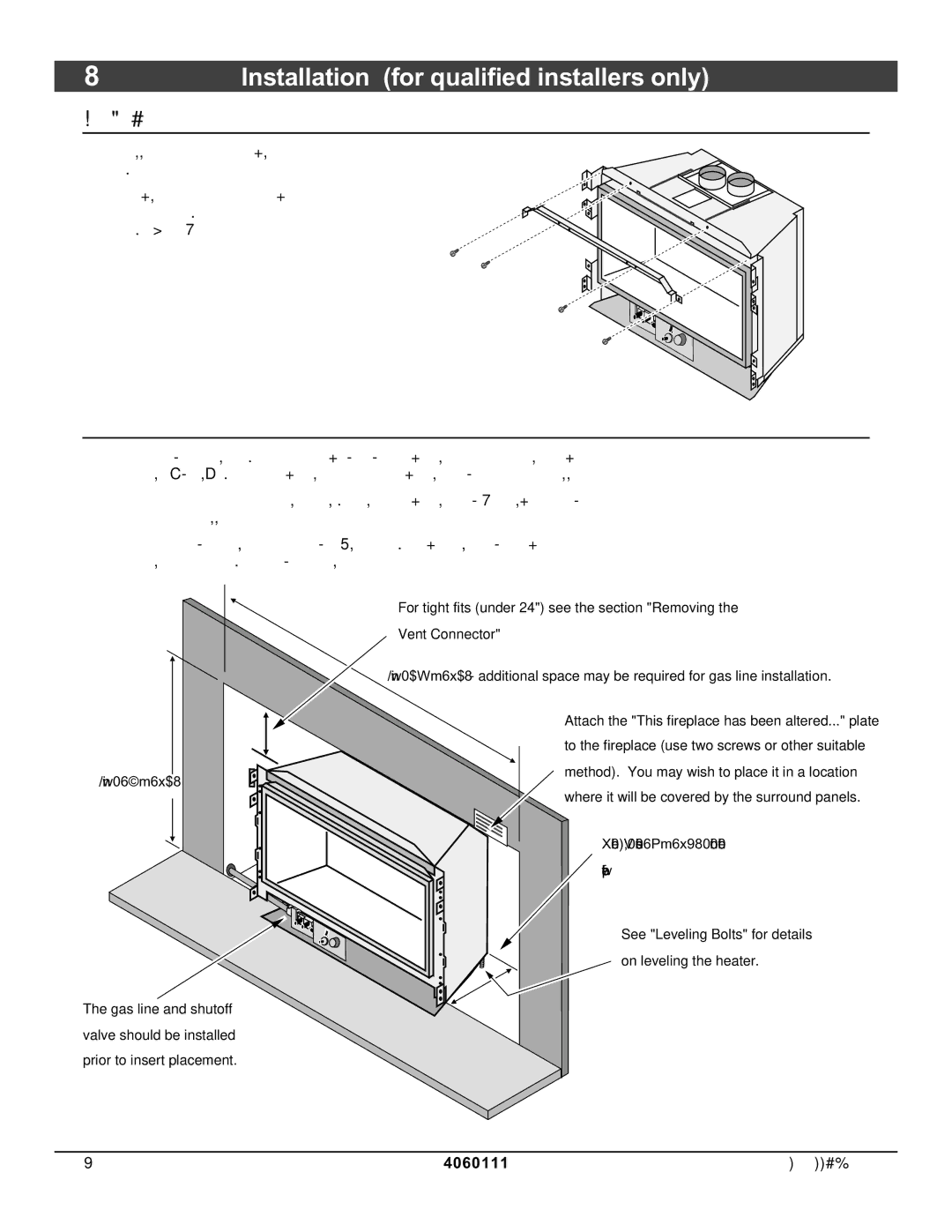 Avalon Stoves DVS Insert EF II owner manual Top Convection Deflector, Fireplace Requirements 