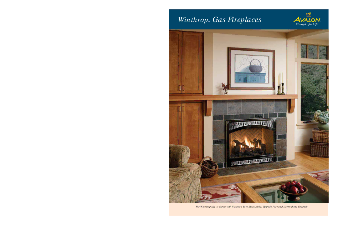 Avalon Stoves TRV, HH installation manual Winthrop Gas Fireplaces 