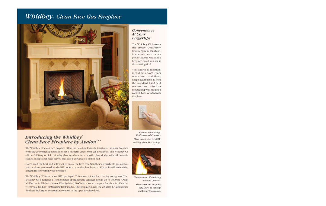 Avalon Stoves dimensions WhidbeyClean Face Gas Fireplace, Introducing the Whidbey“, Clean Face Fireplace by Avalon“˚˚ 