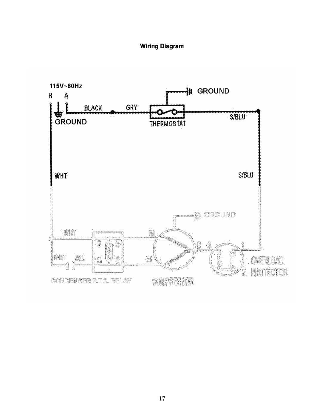 Avanti 322YW instruction manual Wiring Diagram 